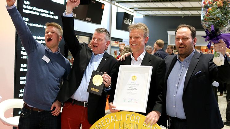 Klimatfabriken vinnare av Nordbyggs guldmedalj 2016