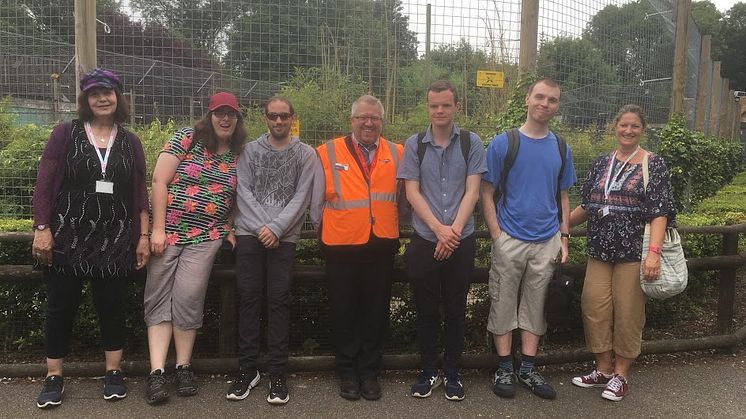 Red2Green learners enjoyed a train trip to Shepreth Wildlife Park as part of Great Northern's Try a Train experience