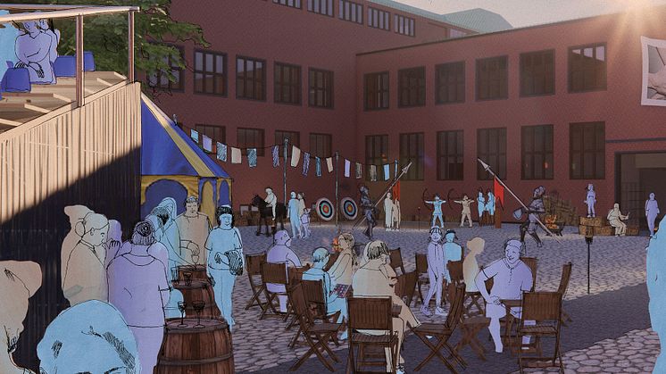 Borggården på Malmöhus slott kommer att sjuda av liv i sommar! Sommarteater, utställningar, familjeaktiviteter, föreläsningar och performancekonst. Bild: Jais Landén Krantz arkitekter