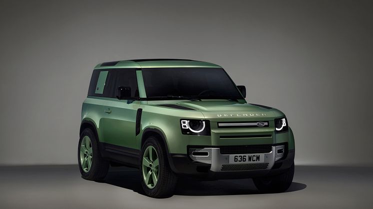 Ny limited edition Defender hylder Land Rovers milepæl med eksklusiv eksteriørfarve og unikke detaljer