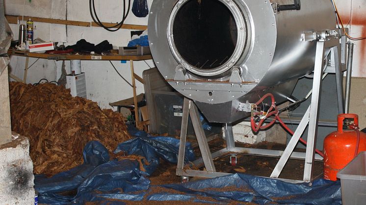 Illegal tobacco factory Milton Keynes