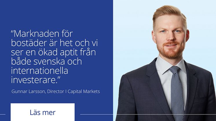 Gunnar Larsson, Director Capital Markets på Colliers.