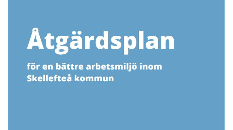 Skellefteå kommun presenterade åtgärdsplan 