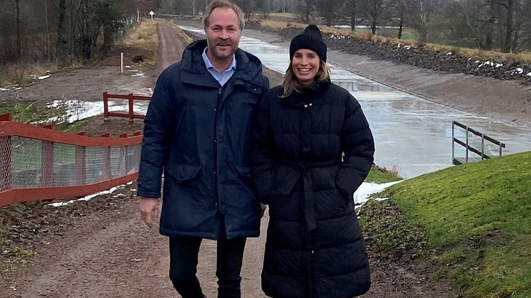 Martin Jarhäll och Sanne Skartnes Mäklarhuset i Töreboda