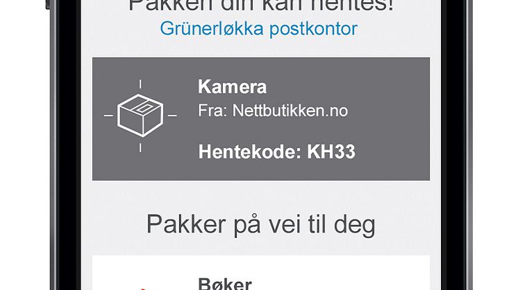 Postens sporingsapplikasjon