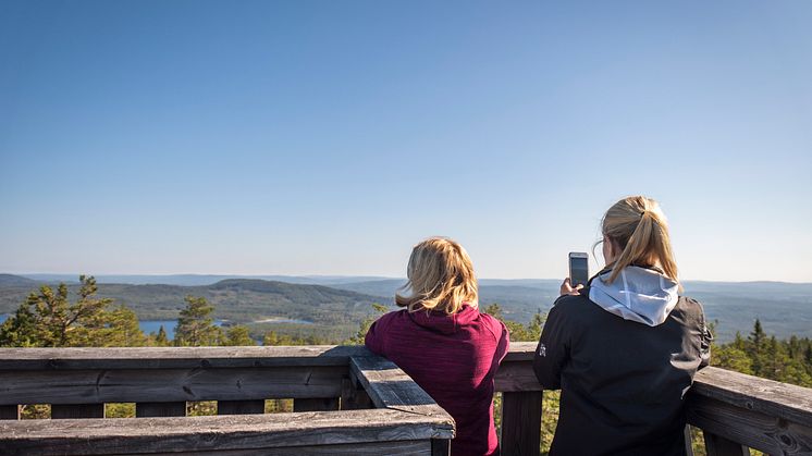 Skinnaråsen - ett av många besöksmål i Leksand. Foto: Visit Dalarna