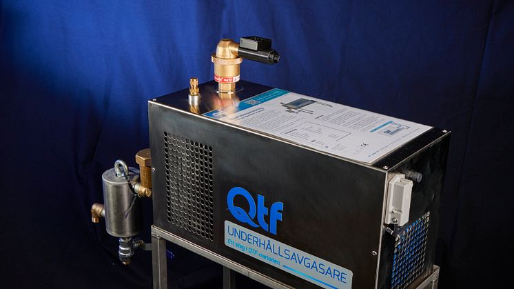QTF använder "Internet of Things-kommunikation" i sin patentsökta uppfinning, koldioxidmätande underhållsavgasare.