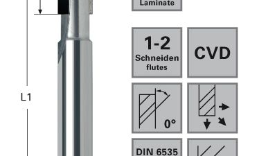 CVD-Diamantfräsverktyg -extrem skärpa och mycket längre livslängd