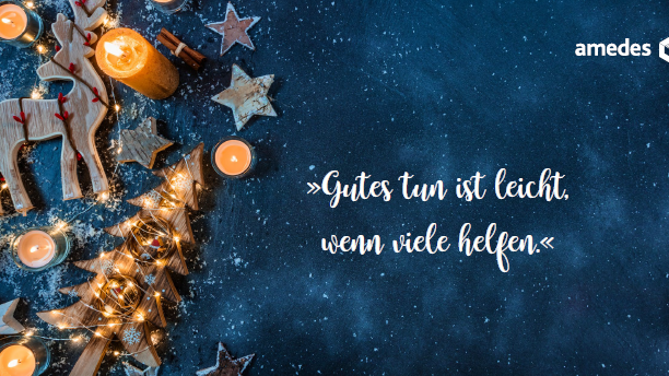 amedes Weihnachtsspende geht erneut an Deutsche Stiftung Eierstockkrebs