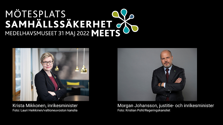 Sveriges och Finlands inrikesministrar deltar i seminarium för att främja samarbete inom krisberedskap efter NATO-besked