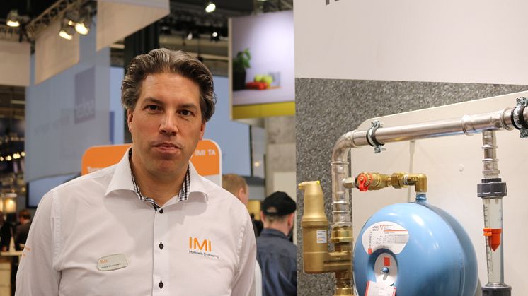 Henrik Siverbrant, Sales Manager at IMI Hydronic Engineering