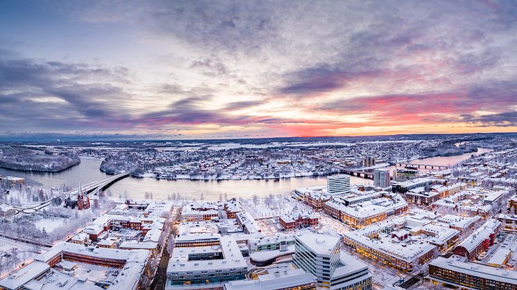 Vinterstaden Umeå - Panorama vy