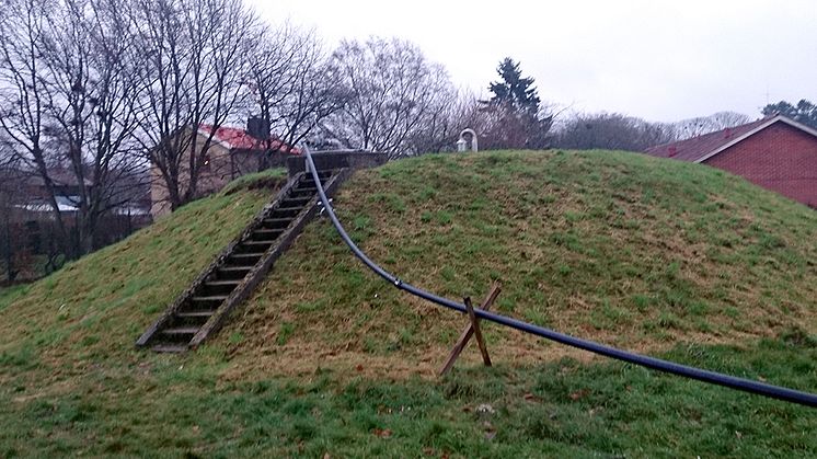 Reservoaren i Billinge har fyllts på med vatten under hösten då brunnen sinade