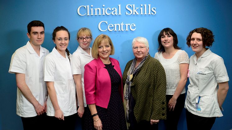  Chief Nursing Officer for England visits Northumbria to meet nursing students