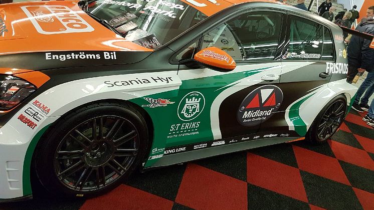 Golf GTI TCR. Motorn fylld med Midland Crypto-3 5W-30 och klar för första testkörning på Knut Ringstorp.