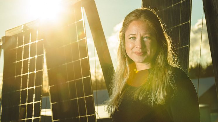 Linnea Assmundson, innovationsledare Piteå Science Park och projektledare för Arctic Solar.