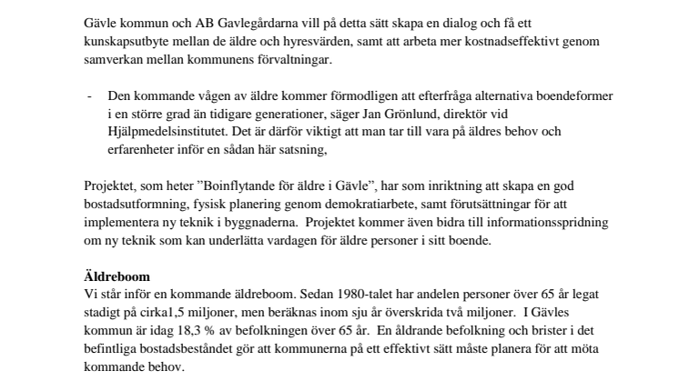 Arkitekttävlingar i Gävle bygger på dialog med äldre invånare