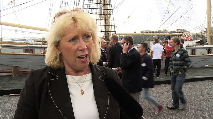 Intervju med Lena Ek under Initiativet Hållbara Havs seminarium 2012