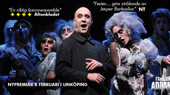 Familjen Addams - Nypremiär i Linköping 8 februari 
