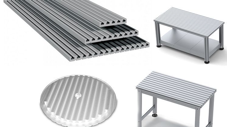 Isels T-not-aluminiumprofil PT25 är användbar för många olika ändamål inom industri- och maskinteknik. 
