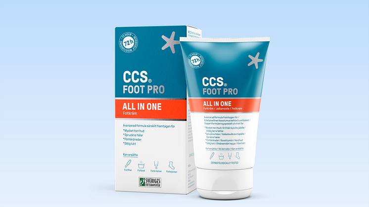 Nyhet! CCS Foot Pro All in One – vår mest avancerade formula hittills