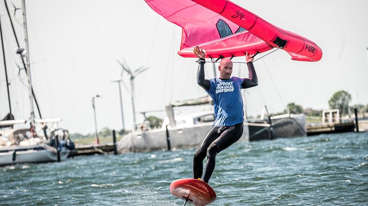 Fehmarns Wingsurfer Malte Krummradt, Foto: Daniel Pankoke