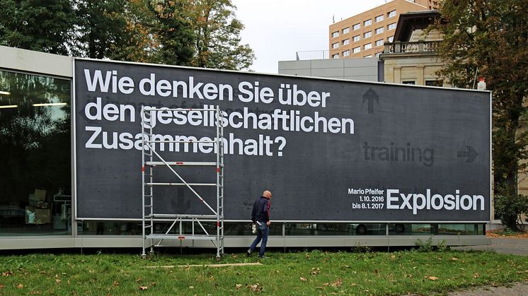 Ausstellung "Explosion" von Mario Pfeifer in der GfZK