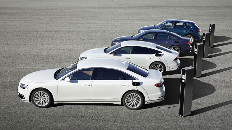Nye PHEV-modeller fra Audi - A6, A7 Sportback, Q5 og A8