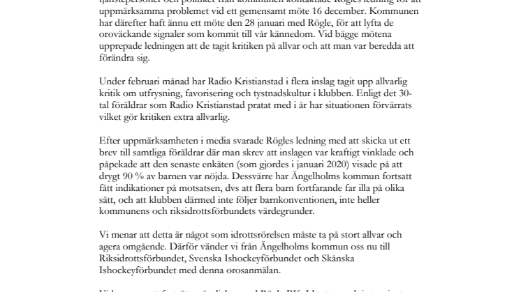 Orosanmälan