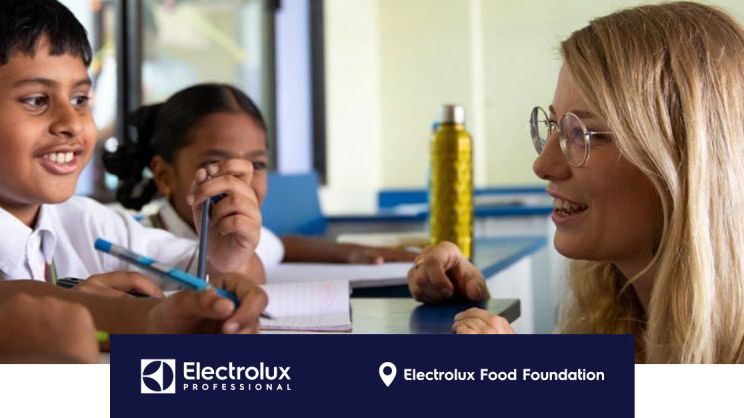 Electrolux Professional agerar för hållbar matlagning och ger stöd till behövande tillsammans med Electrolux Food Foundation