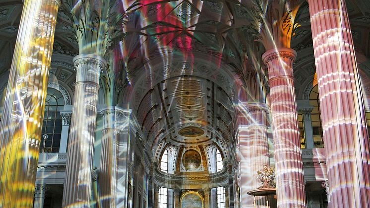 Eröffnung von Lichtraum 1 am 4. September 2019 in der Nikolaikirche