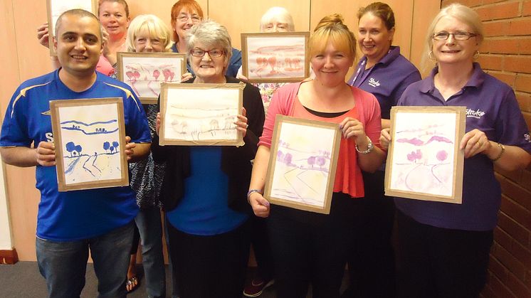Art after stroke: Salford stroke survivors get creative in charity workshops
