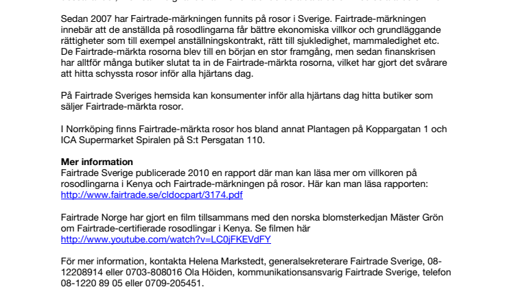 Här hittar du schyssta rosor i Norrköping inför alla hjärtans dag