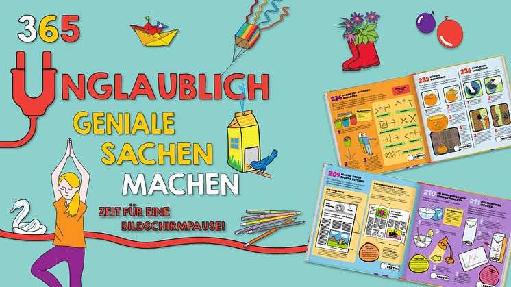 365 unglaublich geniale Sachen machen - Zeit für eine Bildschirmpause!
