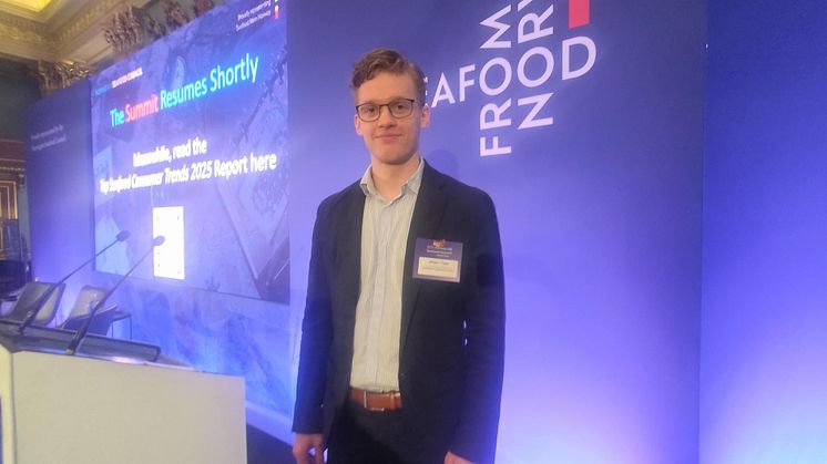 Jørgen Fieler på UK Seafood Summit_foto Julie Hagerup