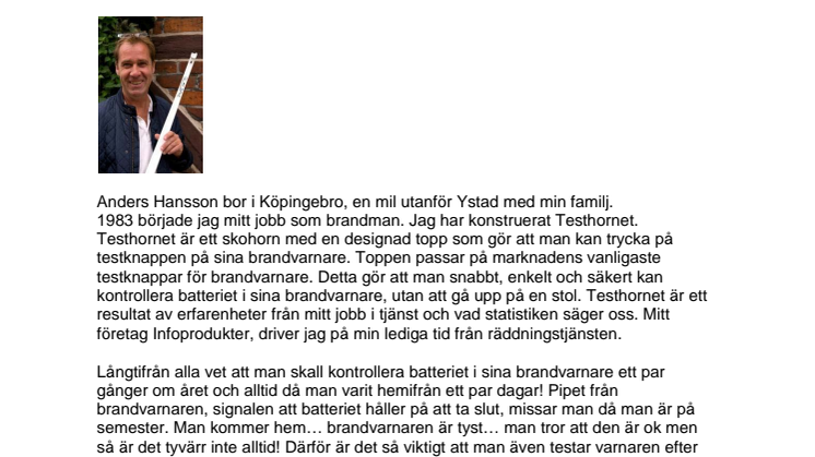Testhornet nominerat till Årets Smarta Sak 2011