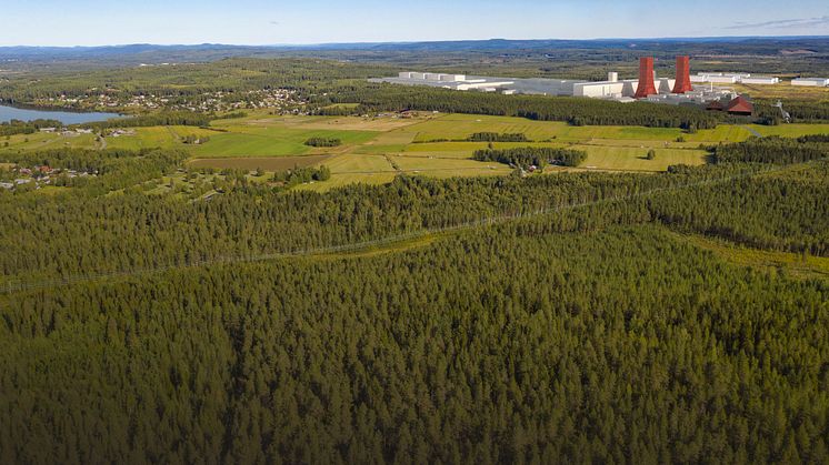 Foto H2 Green Steel. OBS! kan skilja sig från verkligheten.