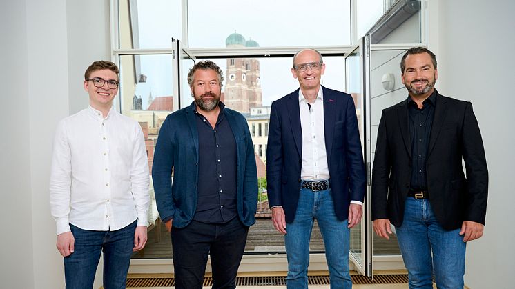 Geschäftsführung sell & pick GmbH: v.l.: Rudolf Hattenkofer, Andreas Steinbeißer, Daniel Simon, Christian Gfüllner.