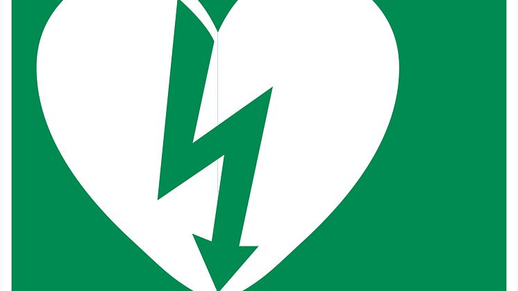 Defibrillaattorin löytämistä helpottaa yhtenäinen tunnus.
