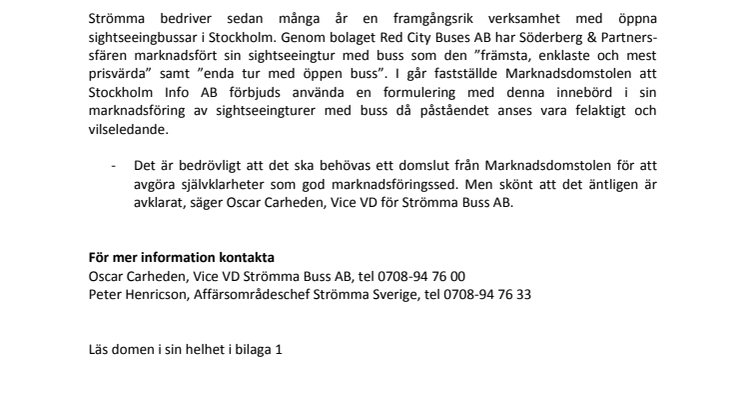 Marknadstvisten om turisterna slutligt löst