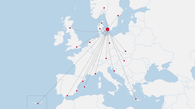 Copenhagen Route Map 1st July 2020