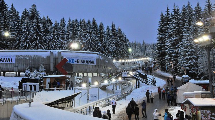 ENSO-Eiskanal in Altenberg (Foto: TVE/Egbert Kamprath)