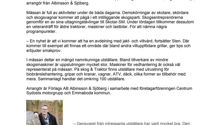 Dags för årets stora skogsmässa!