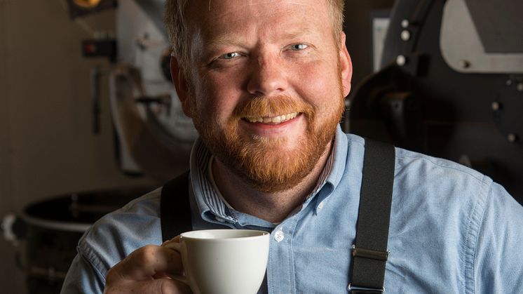 Brennemester Steinar Svenning hos Sørlandet Kaffebrenneri/Cemo