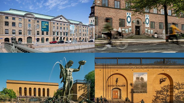Göteborgs museer och konsthall fasader
