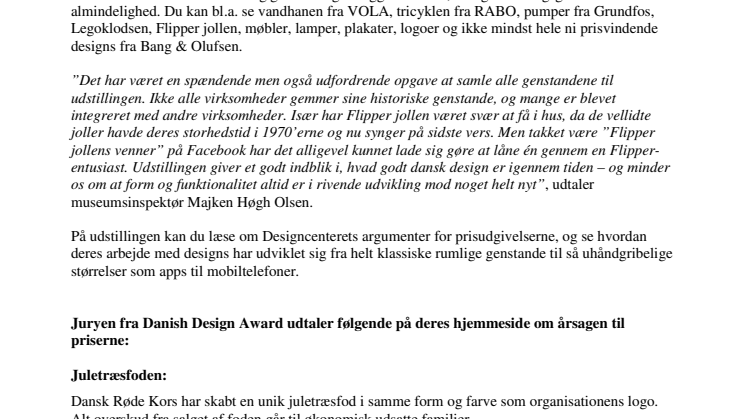 En knaldrød juletræsfod, et urinal og en fodgynge