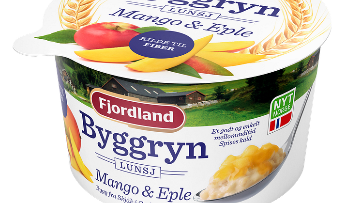 Byggrynslunsj mango & eple