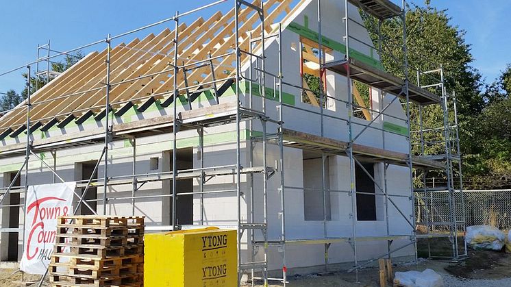 Hier entsteht ein Massivhaus von Town & Country Haus
