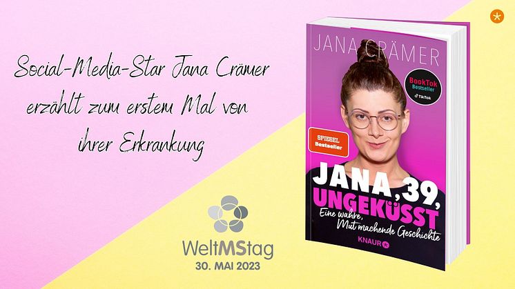 Welt-MS-Tag am 30.05. - Influencerin Jana Crämer spricht in ihrem Buch zum ersten Mal über ihre Erkrankung
