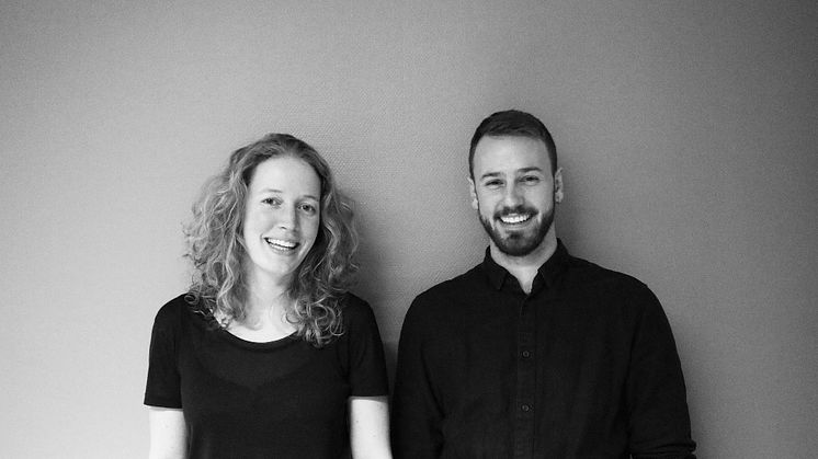 Marte Guttulsrød og Markus Brun Hustad fra Landbrukets Økoløft